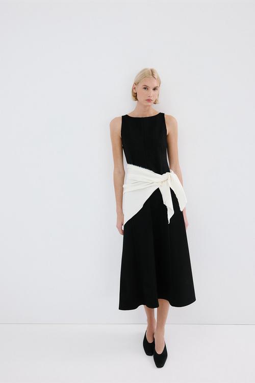 Dress letin - black
