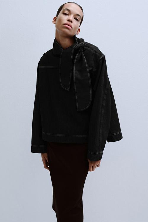 Blouse sila - black