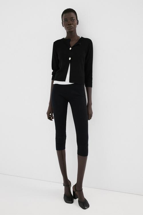 Cardigan goldbota- black