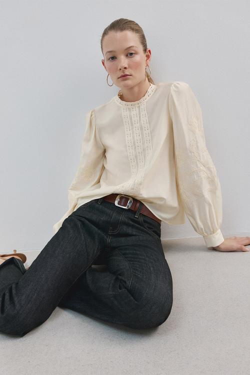 Blouse inma- light beige