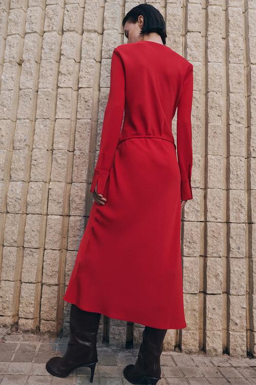 Dress marine - red