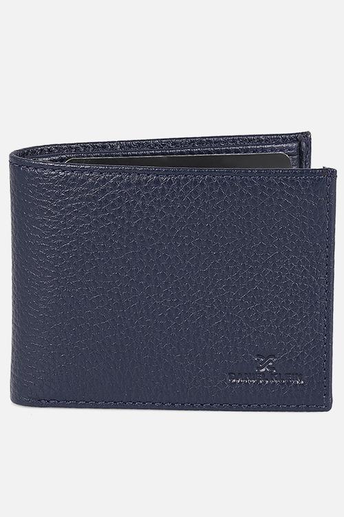 Genuine Leather Wallet Dkl0171-2 - Navy