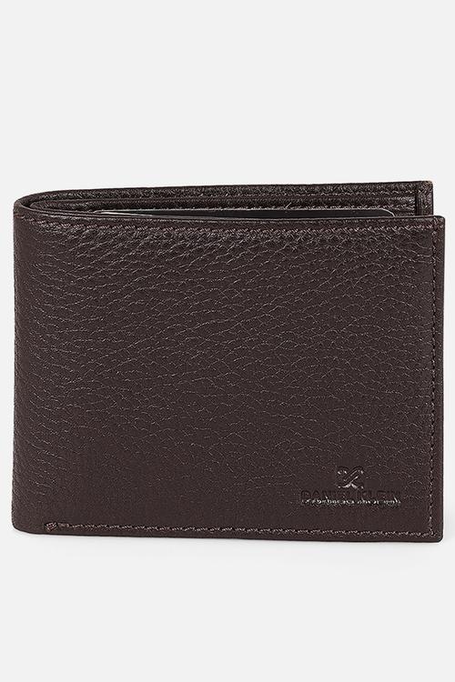 Geniune Leather Wallet Dkl0171-3 - Brown