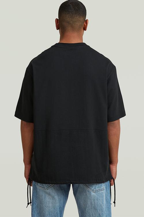 Woven Mix Loose R T - Dk Black