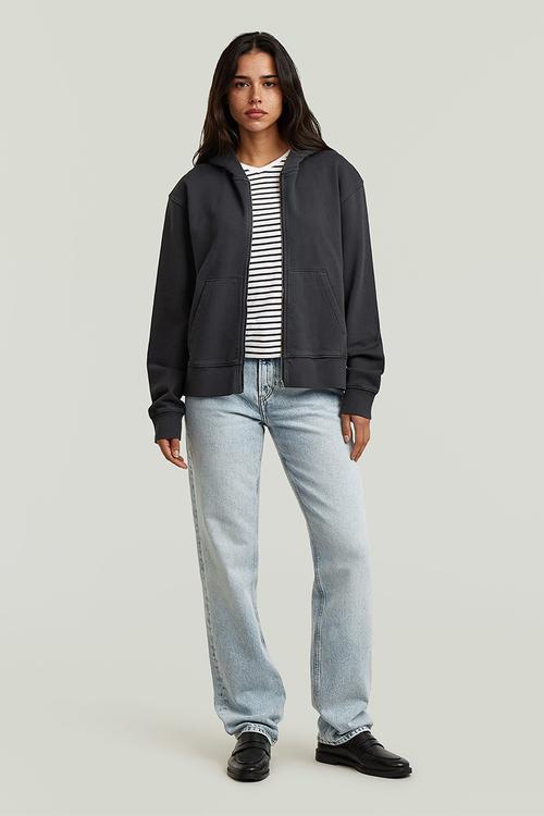 Stripe eyben slim v-neck t 2.0 wmn - salute/milk stripe