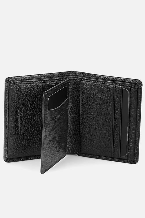 Genuine Leather Wallet Dkl0706-1 - Black