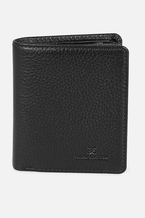 Genuine Leather Wallet Dkl0706-1 - Black