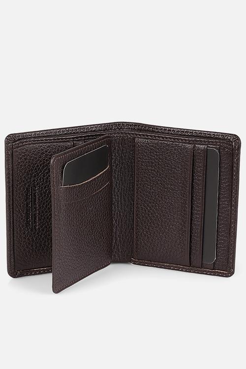 Genuine Leather Wallet Dkl0706-3 - Brown