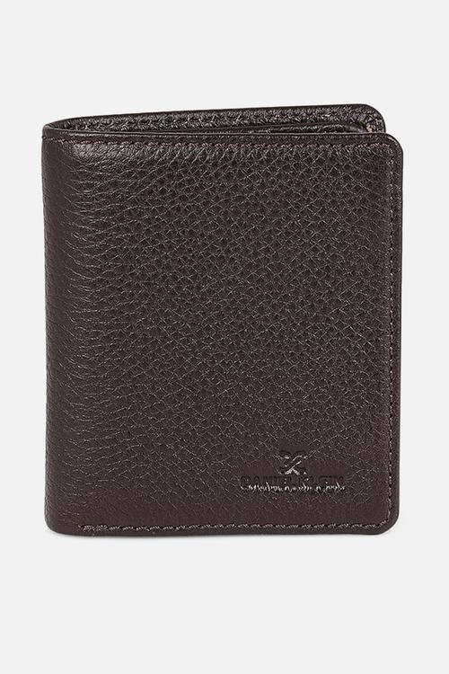 Genuine Leather Wallet Dkl0706-3 - Brown