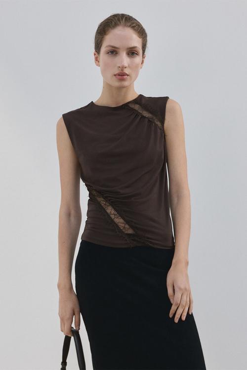 Top cindy - brown