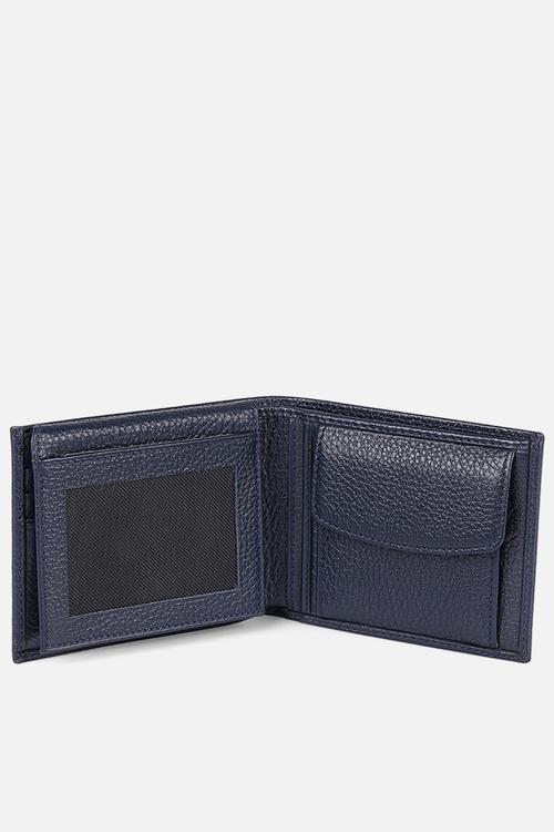 Genuine Leather Wallet Dkl0743-2 - Navy