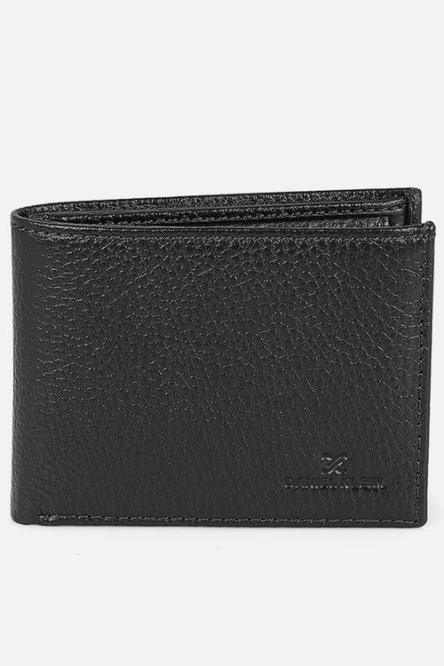 Genuine Leather Wallet Dkl0789-1 - Black