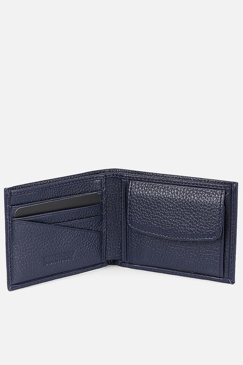 Genuine Leather Wallet Dkl0789-2 - Navy