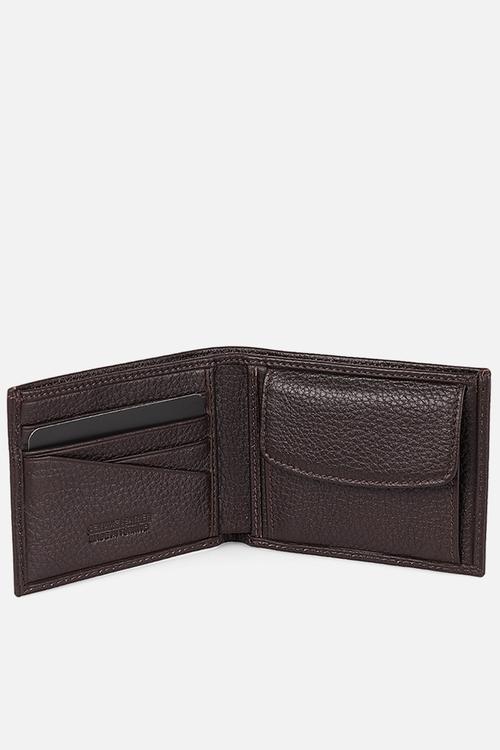 Genuine Leather Wallet Dkl0789-3 - Brown