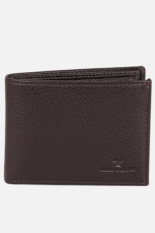 Genuine Leather Wallet Dkl0789-3 - Brown