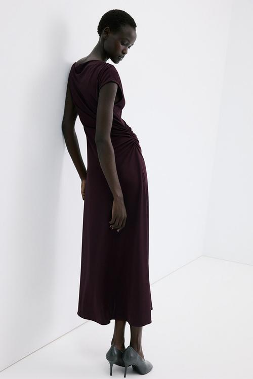 Dress arlet- dark red