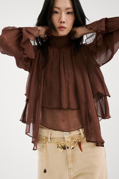 Blouse choco - brown