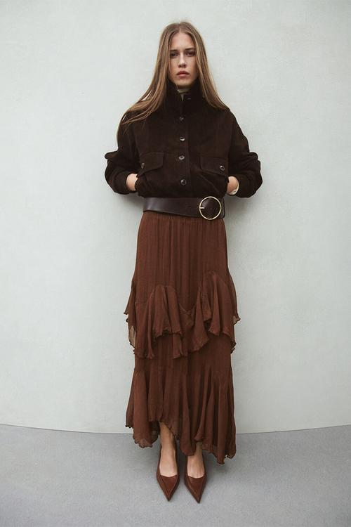 Skirt ceci- brown