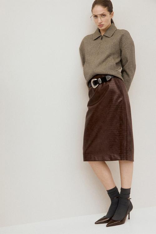 Skirt dundee - brown