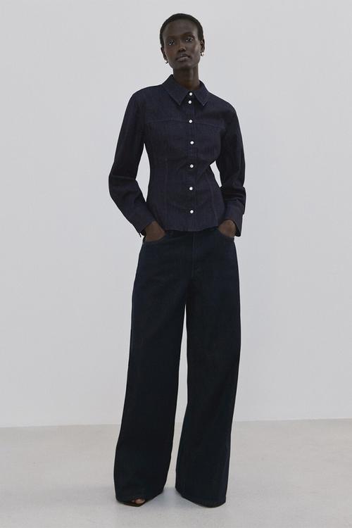 Shirt odette - open blue