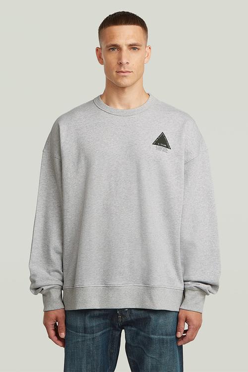 Triangle Gr R Sw - Light Grey Htr