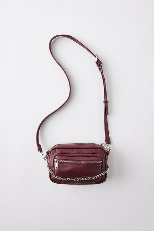 Edie crossbody bag - burgundy