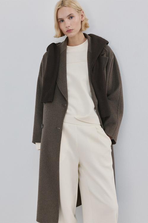 Trousers pique  -  light beige
