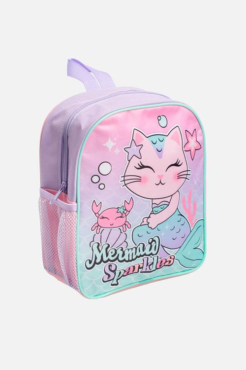 Meowmaid Junior Backpack - pink