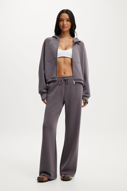 Ultimate Soft Hooded Jacket - Violet Grey