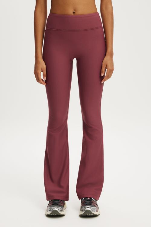 Fleece Lined Active Flare - Dusty Rose