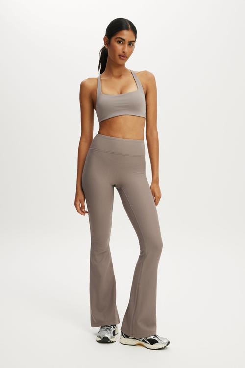Fleece Lined Active Flare - Desert Grey