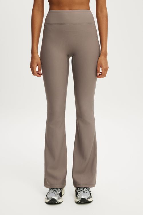 Fleece Lined Active Flare - Desert Grey