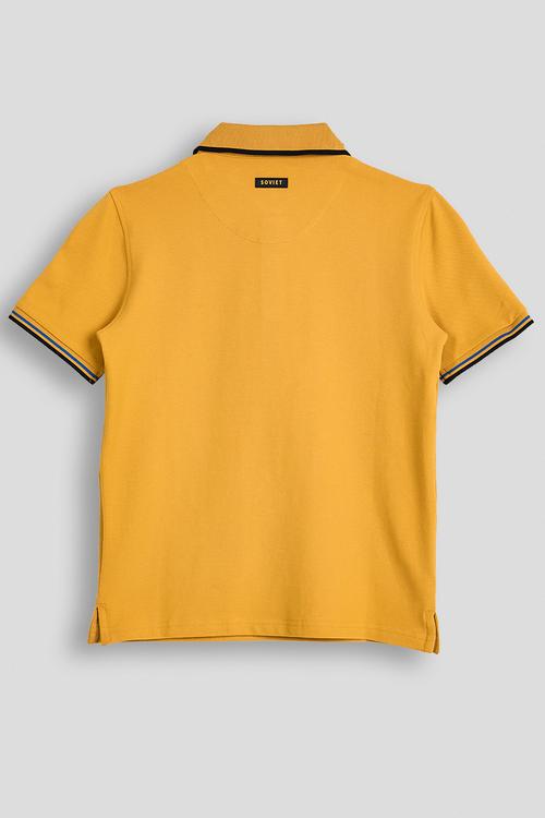 Boys Fashion Golfer - Mustard
