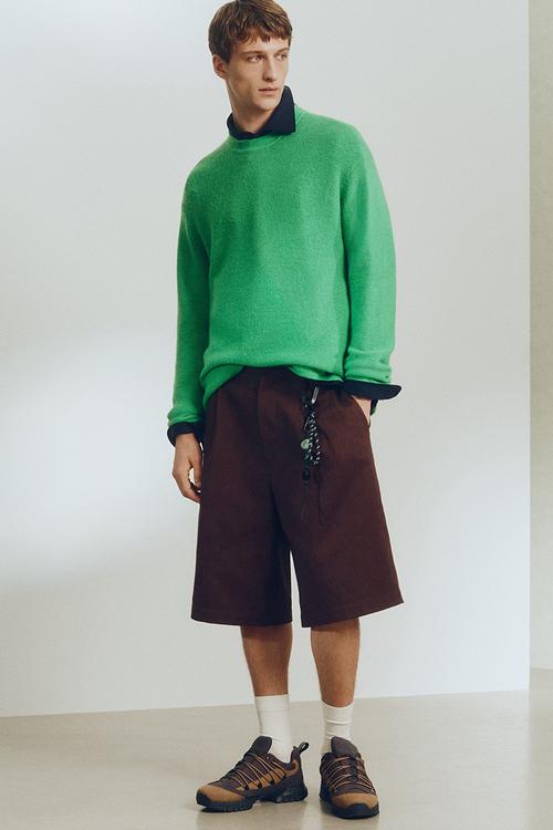 H&M Atelier: Loose fit wool-blend purl-knit jumper - bright green