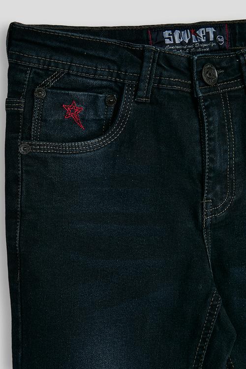 Boys Skinny Fashion Denim - Blue Black