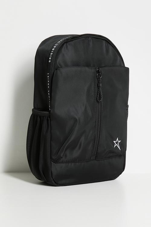 Penguin Nylon Backpack - Black Mono