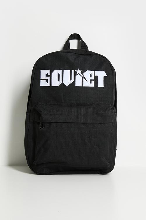 Reggae Backpack 2 Tone- Contrast Pocket - Black & White