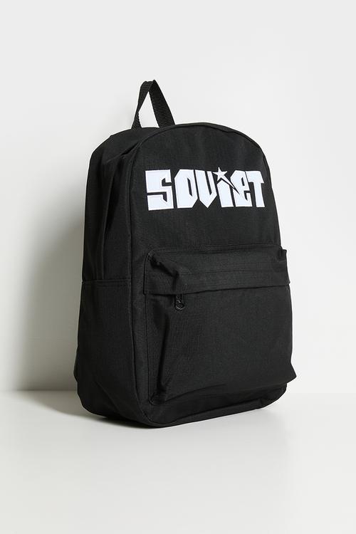 Reggae Backpack 2 Tone- Contrast Pocket - Black & White