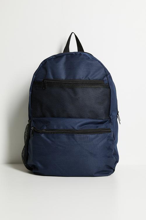 Fashion Backpack - Navy Blue