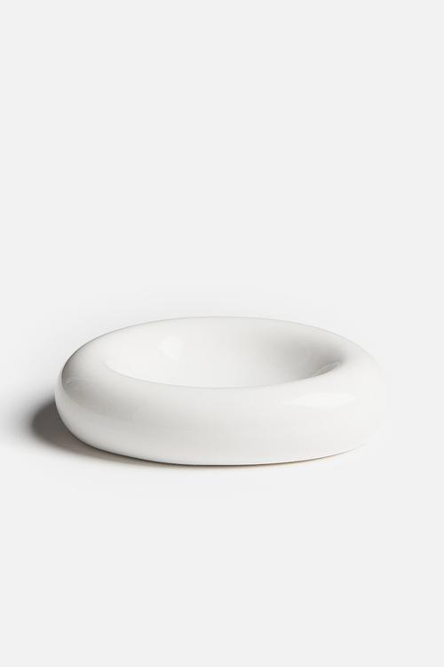 Small stoneware bowl - white