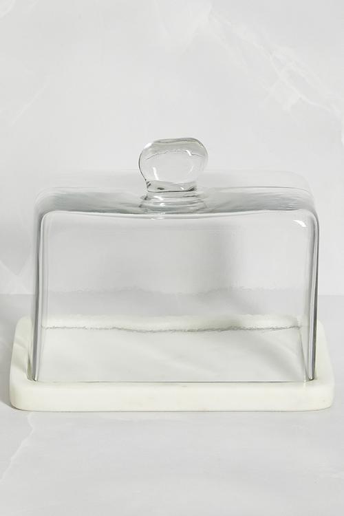 Marble Butter Dish - Natural