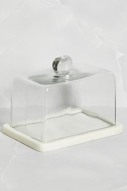 Marble Butter Dish - Natural