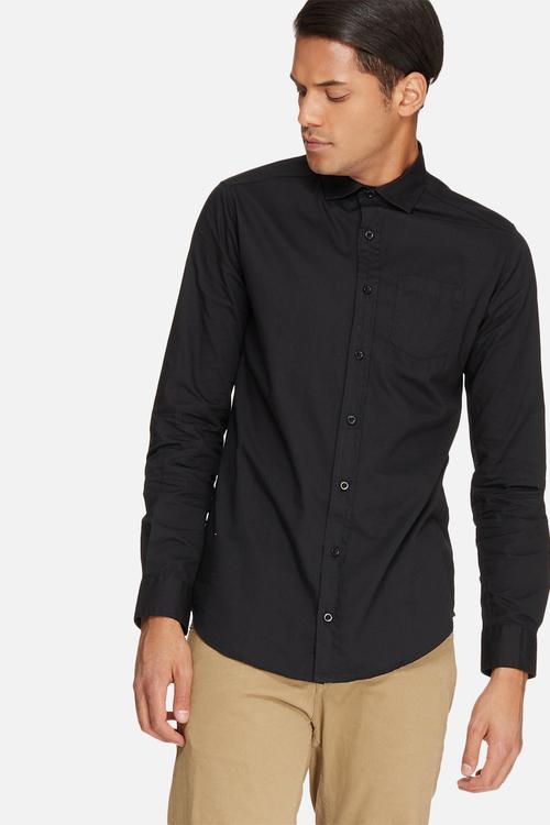 Poplin slim fit shirt