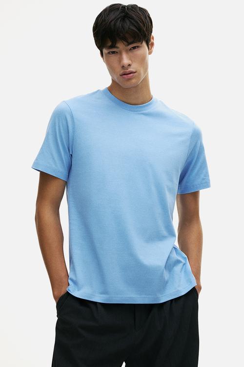 Regular fit t-shirt - light blue