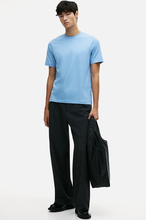 Regular fit t-shirt - light blue