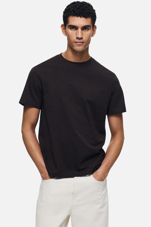 Regular fit t-shirt - brown
