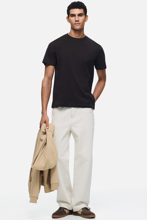 Regular fit t-shirt - brown