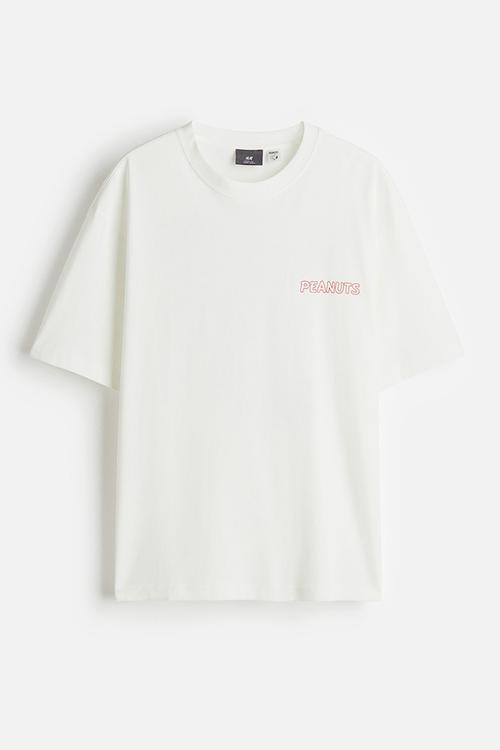 Loose fit t-shirt - white & snoopy