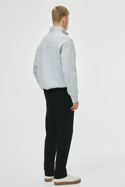 Regular fit sweatpants - navy blue
