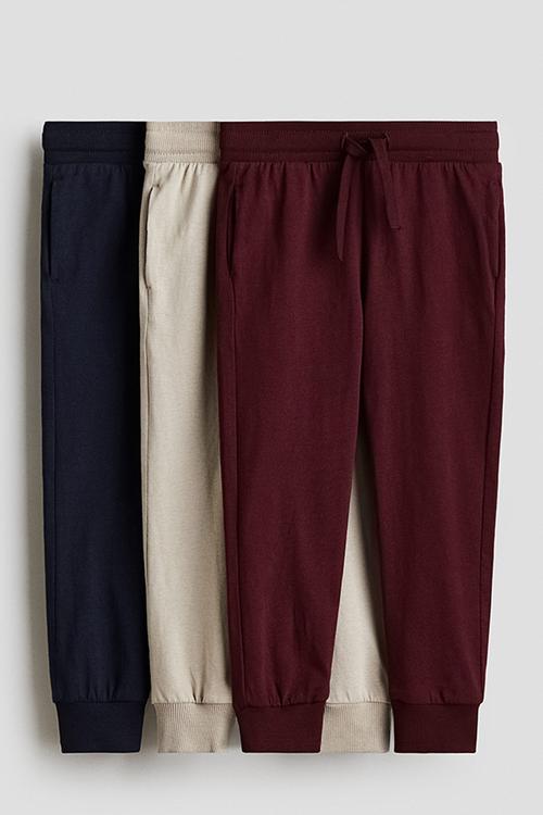3-Pack joggers - dark blue & dark red